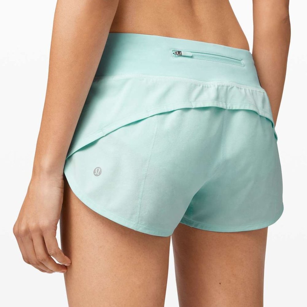 Lululemon Speed Up Short 2.5” Blue Glow